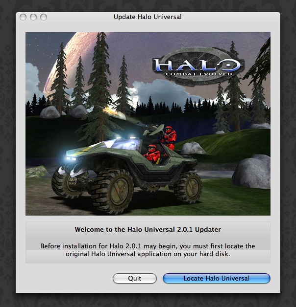 Halo Universal Application Download For Mac